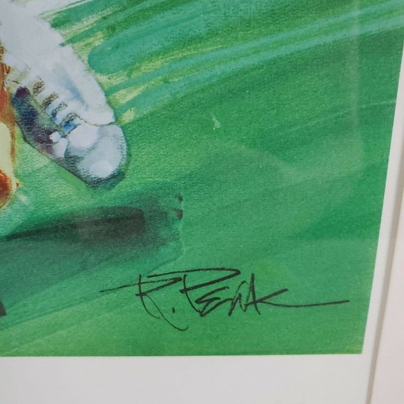 Robert Peak Print Rod Laver Sports Illustrated Living Legends Lithograph Signed - Picture 2 of 11